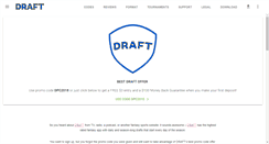 Desktop Screenshot of draftpromocode.com